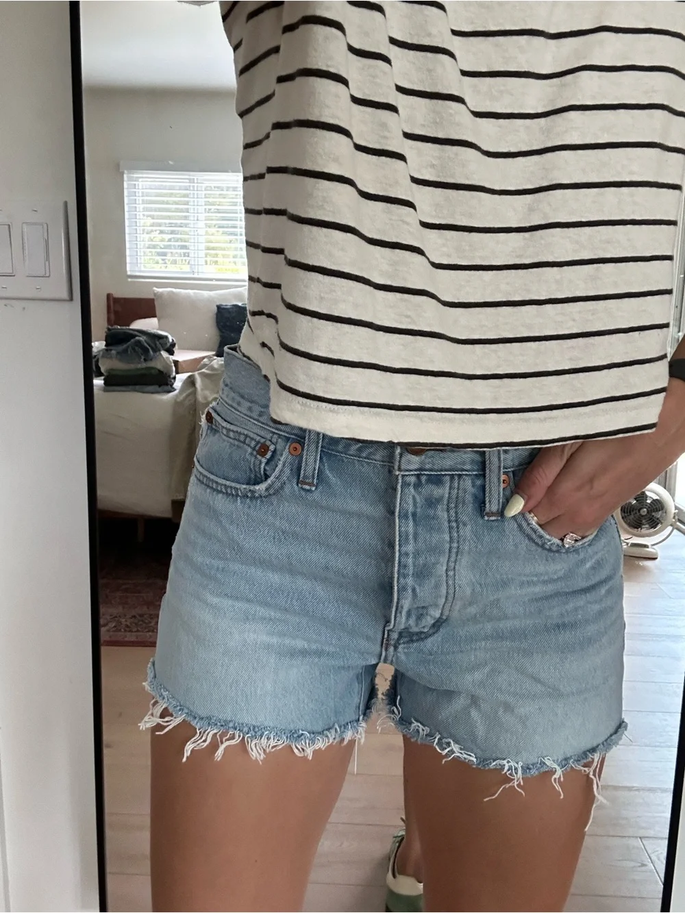 Madewell Cutoff Denim Shorts
